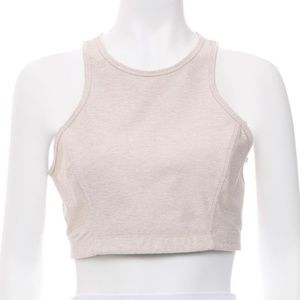 OUTDOOR VOICES Crew Neck Sleeveless Crop Top